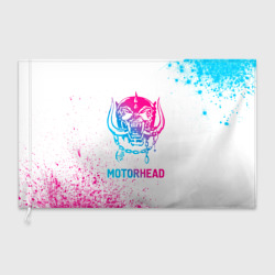 Флаг 3D Motorhead neon gradient style