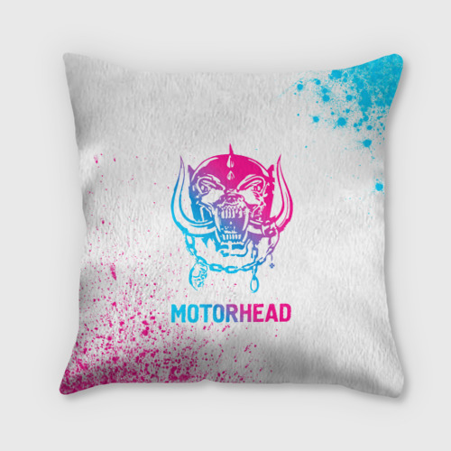 Подушка 3D Motorhead neon gradient style