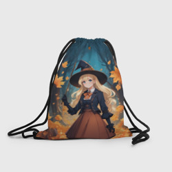 Рюкзак-мешок 3D Юная волшебница в шляпе 