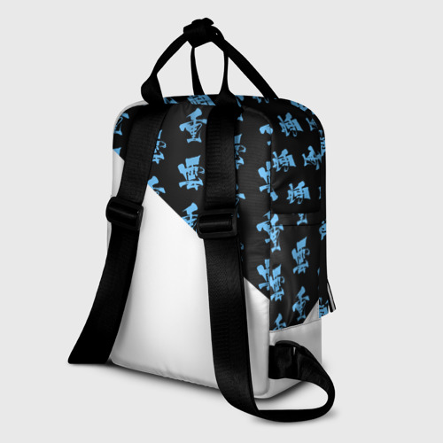 Женский рюкзак 3D с принтом Чун Юнь - Геншин Импакт, вид сзади #1