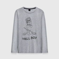 Мужской лонгслив хлопок Bart hellboy Lill Peep