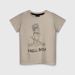 Детская футболка хлопок Bart hellboy Lill Peep
