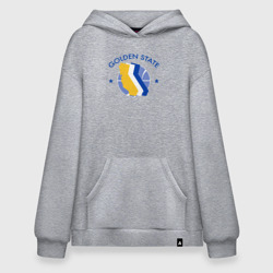 Худи SuperOversize хлопок Golden State stars