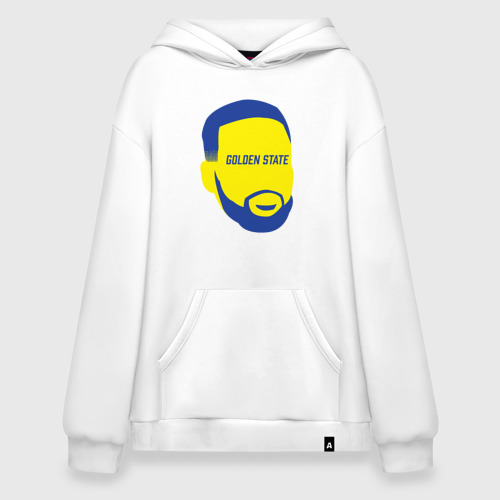 Худи SuperOversize хлопок Golden State Curry, цвет белый