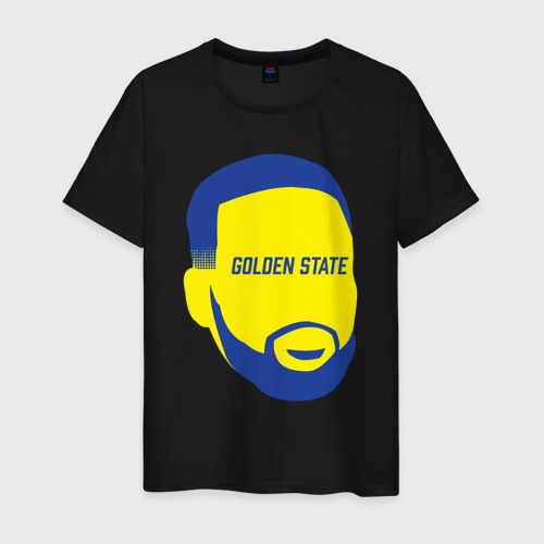 Мужская футболка хлопок Golden State Curry, цвет черный