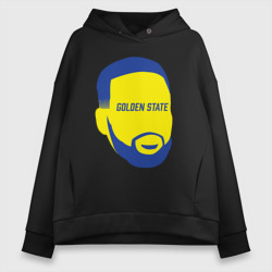 Женское худи Oversize хлопок Golden State Curry