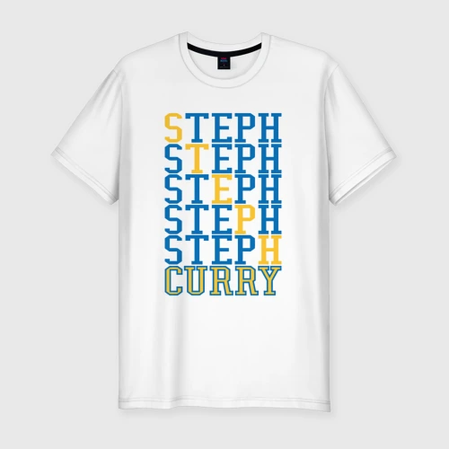 Мужская футболка хлопок Slim Steph Curry