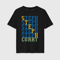 Женская футболка хлопок Oversize Steph Curry