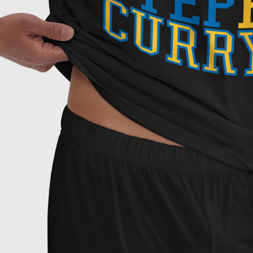 Мужская пижама хлопок Steph Curry, цвет черный - фото 6