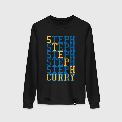 Женский свитшот хлопок Steph Curry, цвет черный