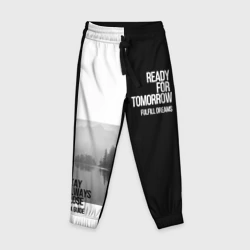 Детские брюки 3D Чёрно белый  Stay always close be a guide    мечты 