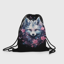 Рюкзак-мешок 3D Романтичная белая волчица