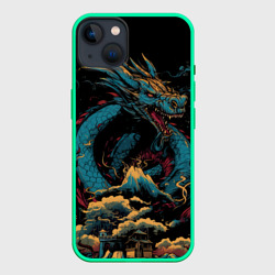 Дракон искрящихся сосулек 2024 – Чехол для iPhone 14 Plus с принтом купить