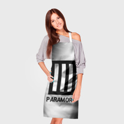 Фартук 3D Paramore glitch на светлом фоне - фото 2
