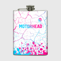 Фляга Motorhead neon gradient style посередине