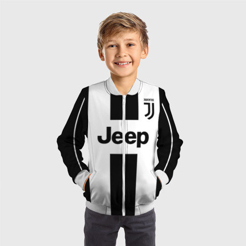 Детский бомбер 3D Juventus collection, цвет белый - фото 4