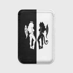 Картхолдер Magsafe магнитный Ангел и Демон - секси добро и зло