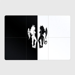 Магнитный плакат 3Х2 Ангел и Демон - секси добро и зло
