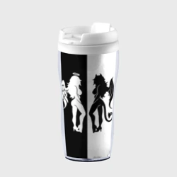 Термокружка-непроливайка Ангел и Демон - секси добро и зло