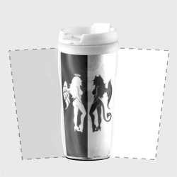 Термокружка-непроливайка Ангел и Демон - секси добро и зло - фото 2