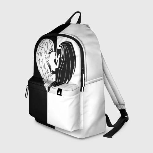 Рюкзак 3D с принтом Черно-белая любовь Рюкзак 3D Черно-белая любовь