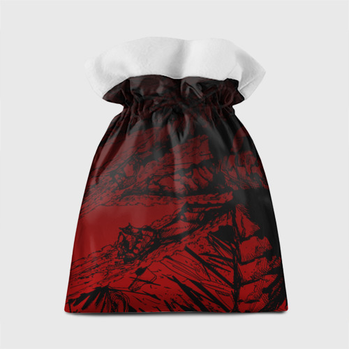 Подарочный 3D мешок Красный знак уроборос - Стальной алхимик - фото 2