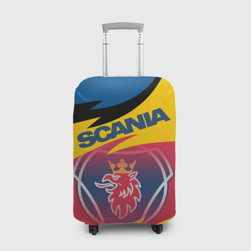 Чехол для чемодана 3D Scania logo, цвет 3D печать
