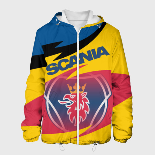 Мужская куртка 3D Scania logo, цвет 3D печать