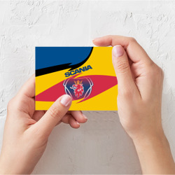 Поздравительная открытка Scania logo - фото 2
