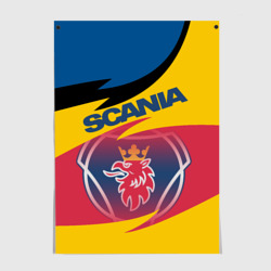 Постер Scania logo