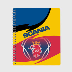 Тетрадь Scania logo