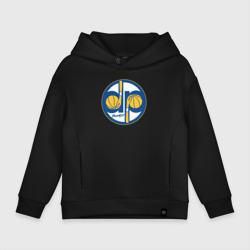 Детское худи Oversize хлопок Warriors hoop kid