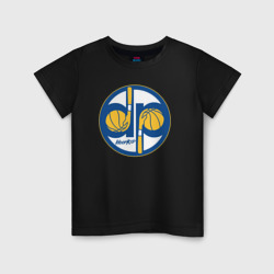 Детская футболка хлопок Warriors hoop kid