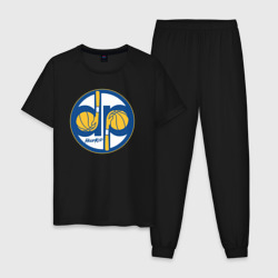 Мужская пижама хлопок Warriors hoop kid