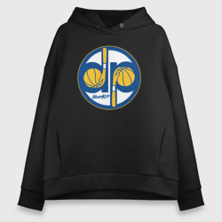 Женское худи Oversize хлопок Warriors hoop kid