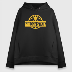 Женское худи Oversize хлопок Golden State team