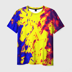 Half life toxic yellow fire  – Мужская футболка 3D с принтом купить со скидкой в -26%