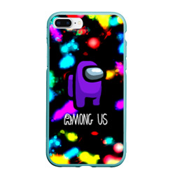 Чехол для iPhone 7Plus/8 Plus матовый Among us blink neon