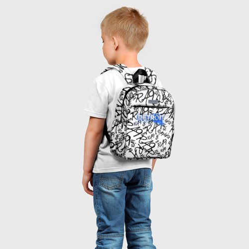 Детский рюкзак 3D с принтом Detroit become human ra9, фото на моделе #1