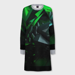 Гармония зеленого хаоса – Женское платье-свитшот 3D с принтом купить