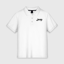 Женское поло хлопок Jeep skulls