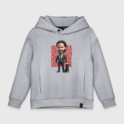 Детское худи Oversize хлопок John Wick Chibi with dog