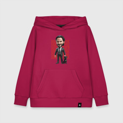 Детская толстовка хлопок John Wick Chibi with dog