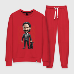 Женский костюм хлопок John Wick Chibi with dog