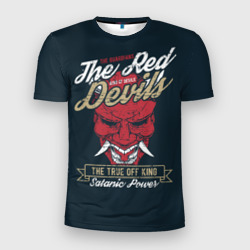 Мужская футболка 3D Slim Красный дьявол