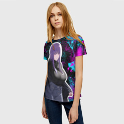 Женская футболка 3D Ферн в современности - брызги - фото 2