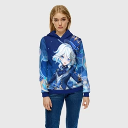 Женская толстовка 3D Furina Genshin Impact - фото 2