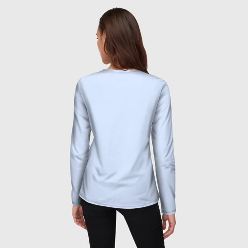 Женский лонгслив 3D Капибара: я няша просто на метле быстрее - фото 4