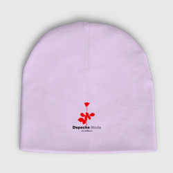 Женская шапка демисезонная Depeche Mode - Violator album logo