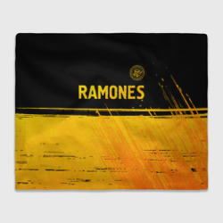 Плед 3D Ramones - gold gradient посередине